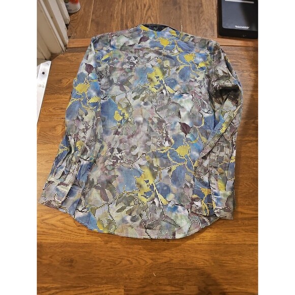 NWT Robert Graham Mens Medium Classic Fit Oasis Multicolor Button Shirt Floral - Picture 11 of 11